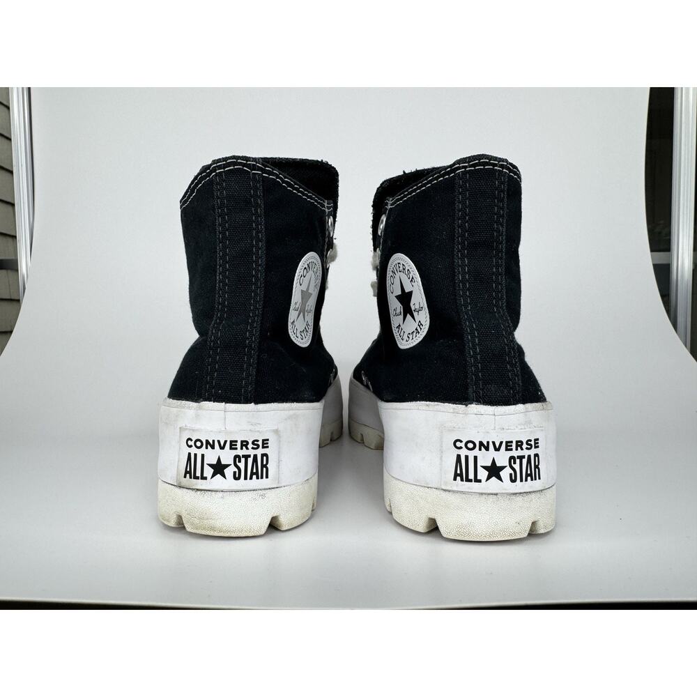 Converse Chuck Taylor All Star Lugged High Top Canvas Womens Sneakers 8.5 Black - Picture 5 of 14